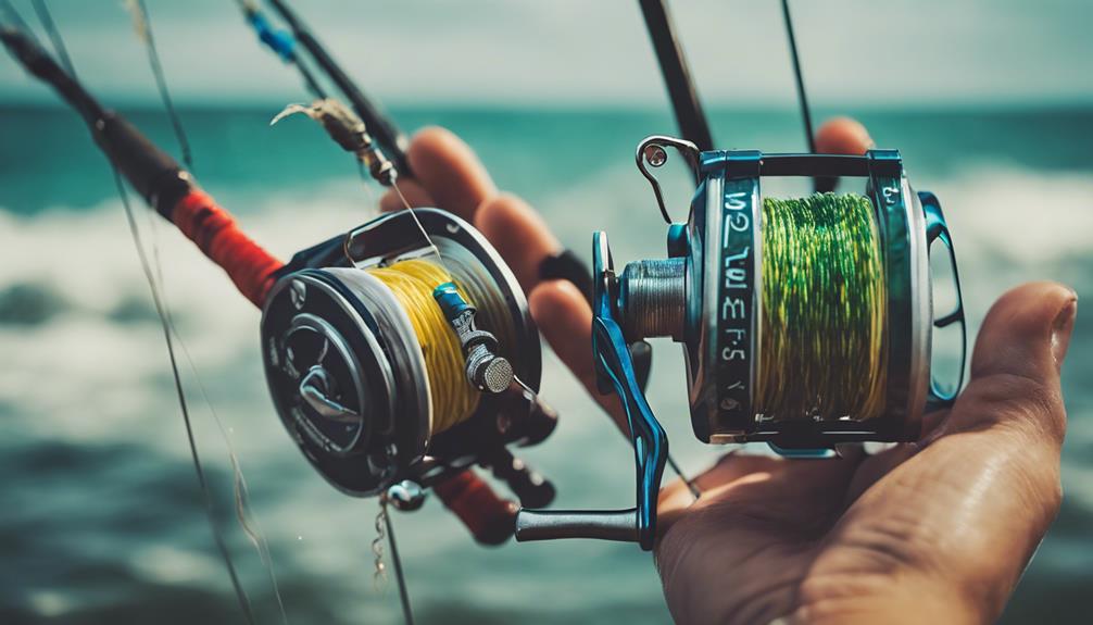 fishing on the beach