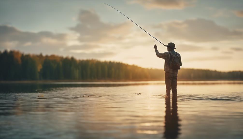 fishing with a handline