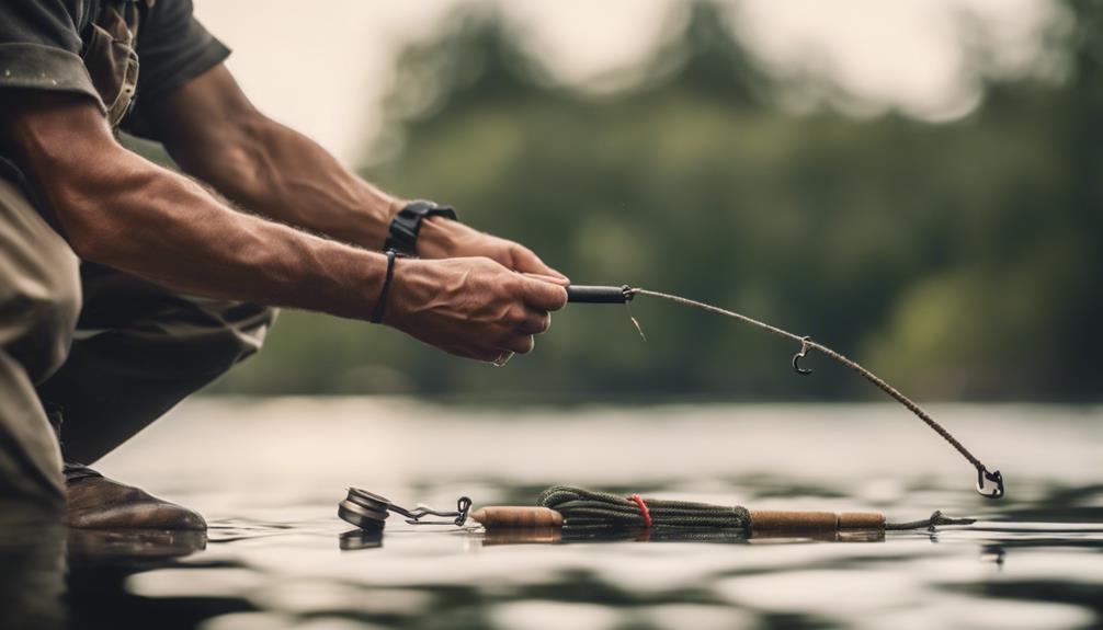 fishing with a handline