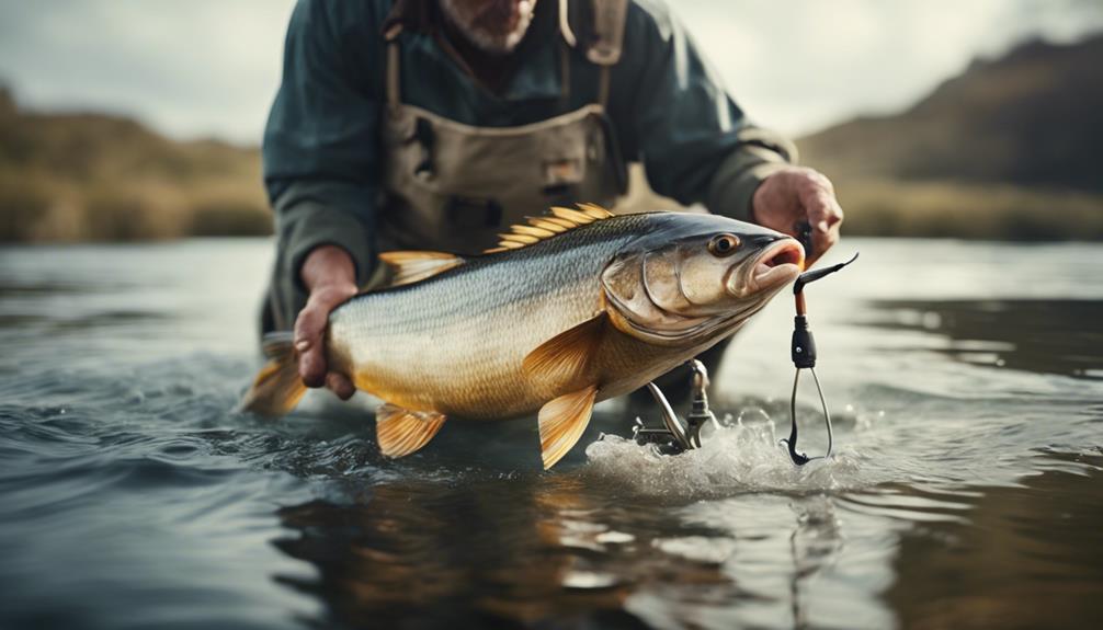 fishing with proper technique