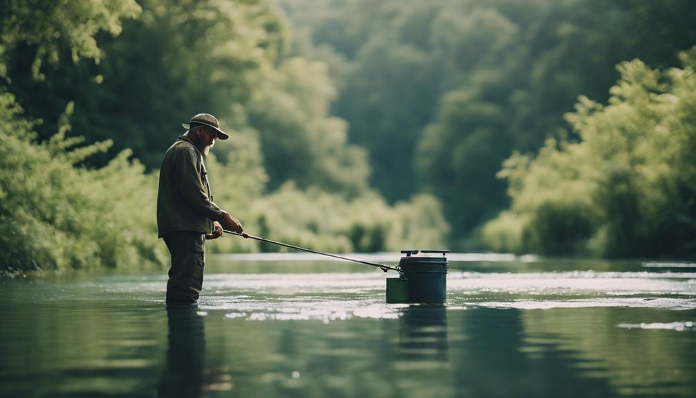 hand lining for river fish