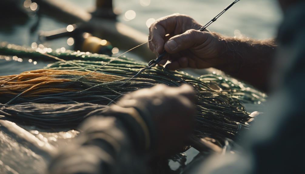 hand lining gear selection