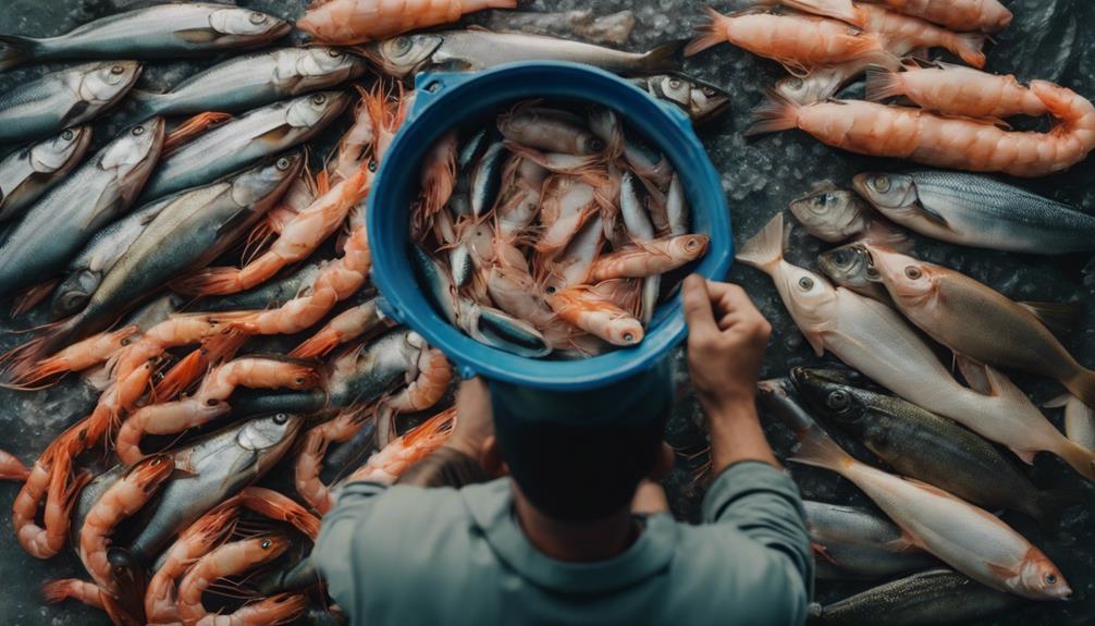 hand lining with scented bait