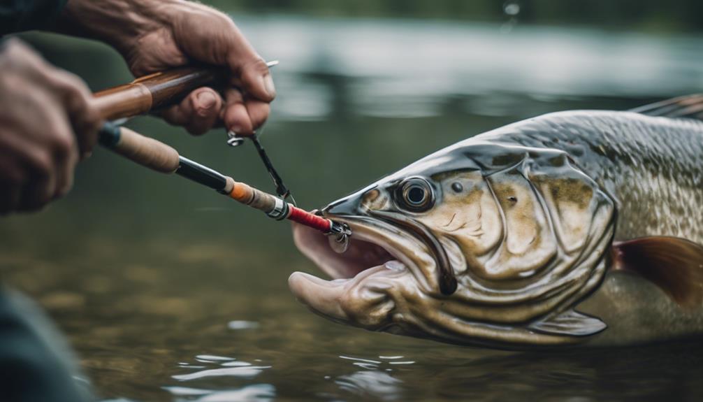 reeling in the catch