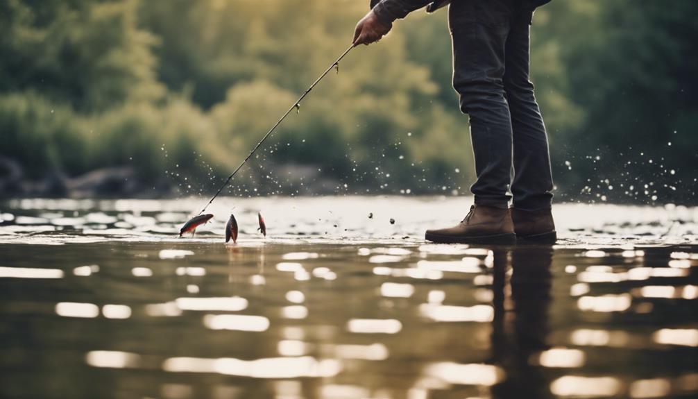 river fishing with handlines